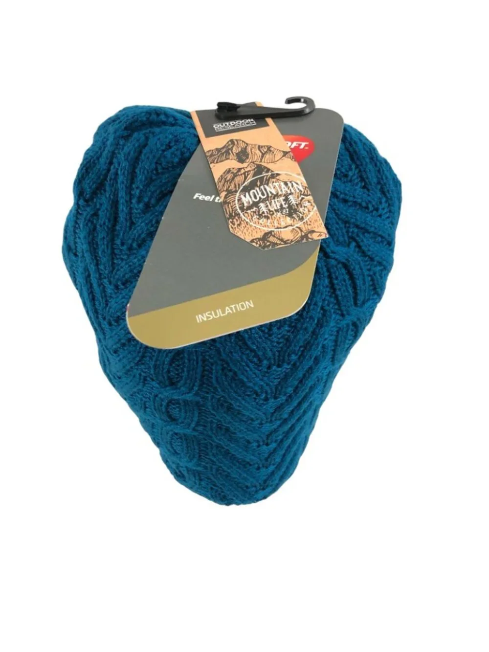 Outdoor Research Womens Jules Beanie Hat Cable Knit Warm Insulated Blue OS